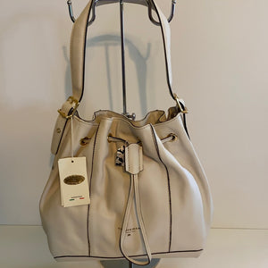 Drawstring Satchel Bag by Cuoieria Fiorentina of Florence