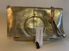 Load image into Gallery viewer, Gold Leather Satchel Bag by Andrea Cordone of Naples